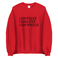 I AM PEACE • LOVE • WHOLE SWEATSHIRT